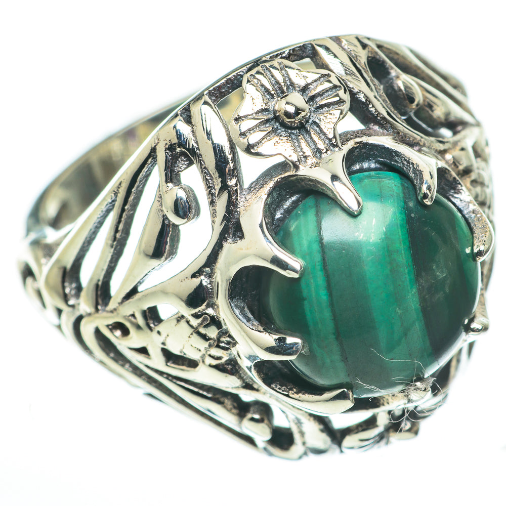 Malachite Rings handcrafted by Anasilvercos - RING60344