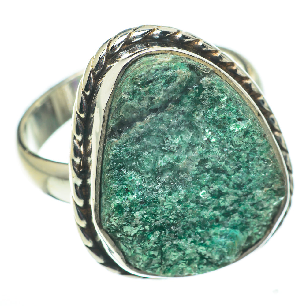 Green Fuchsite Rings handcrafted by Anasilvercos - RING60347