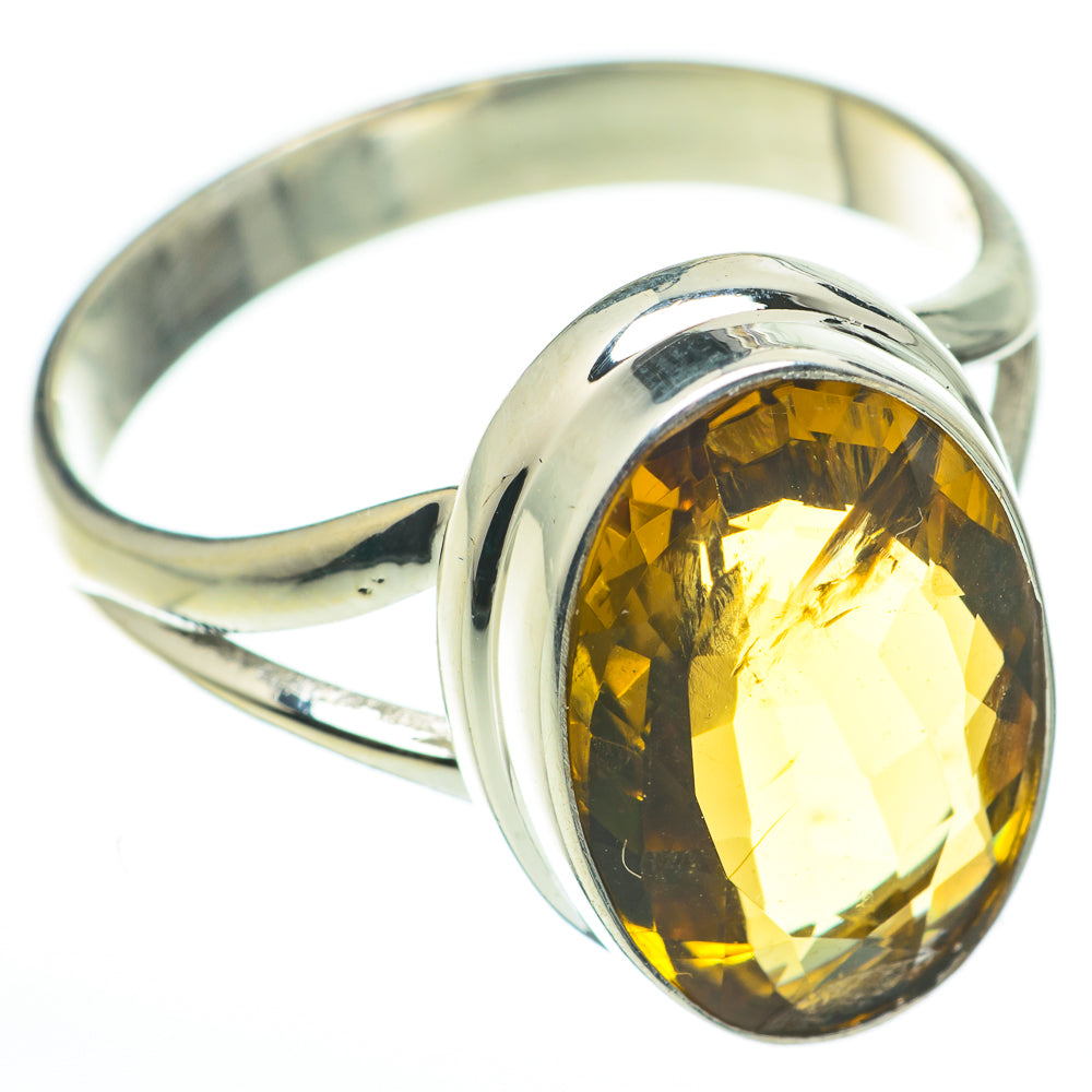 Mandarin Citrine Rings handcrafted by Anasilvercos - RING60350