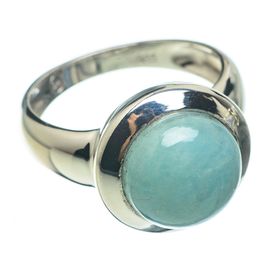 Aquamarine Rings handcrafted by Anasilvercos - RING60357