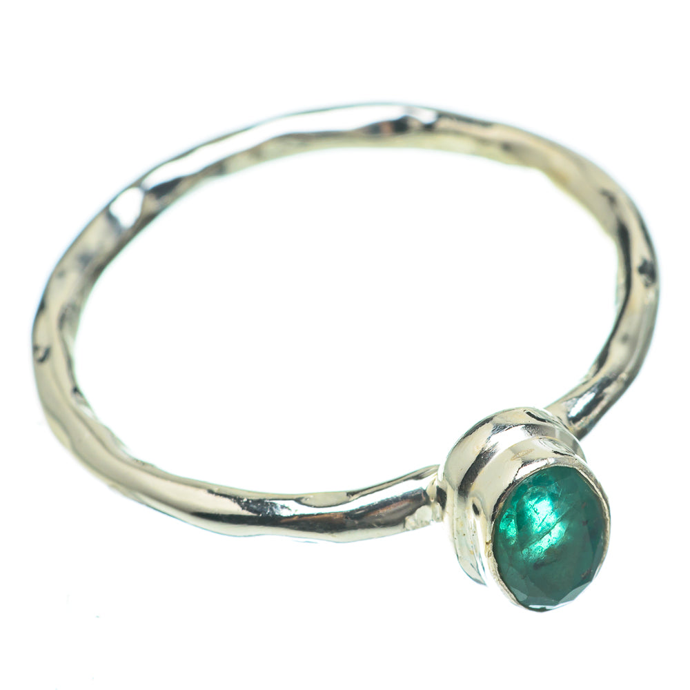 Zambian Emerald Rings handcrafted by Anasilvercos - RING60361
