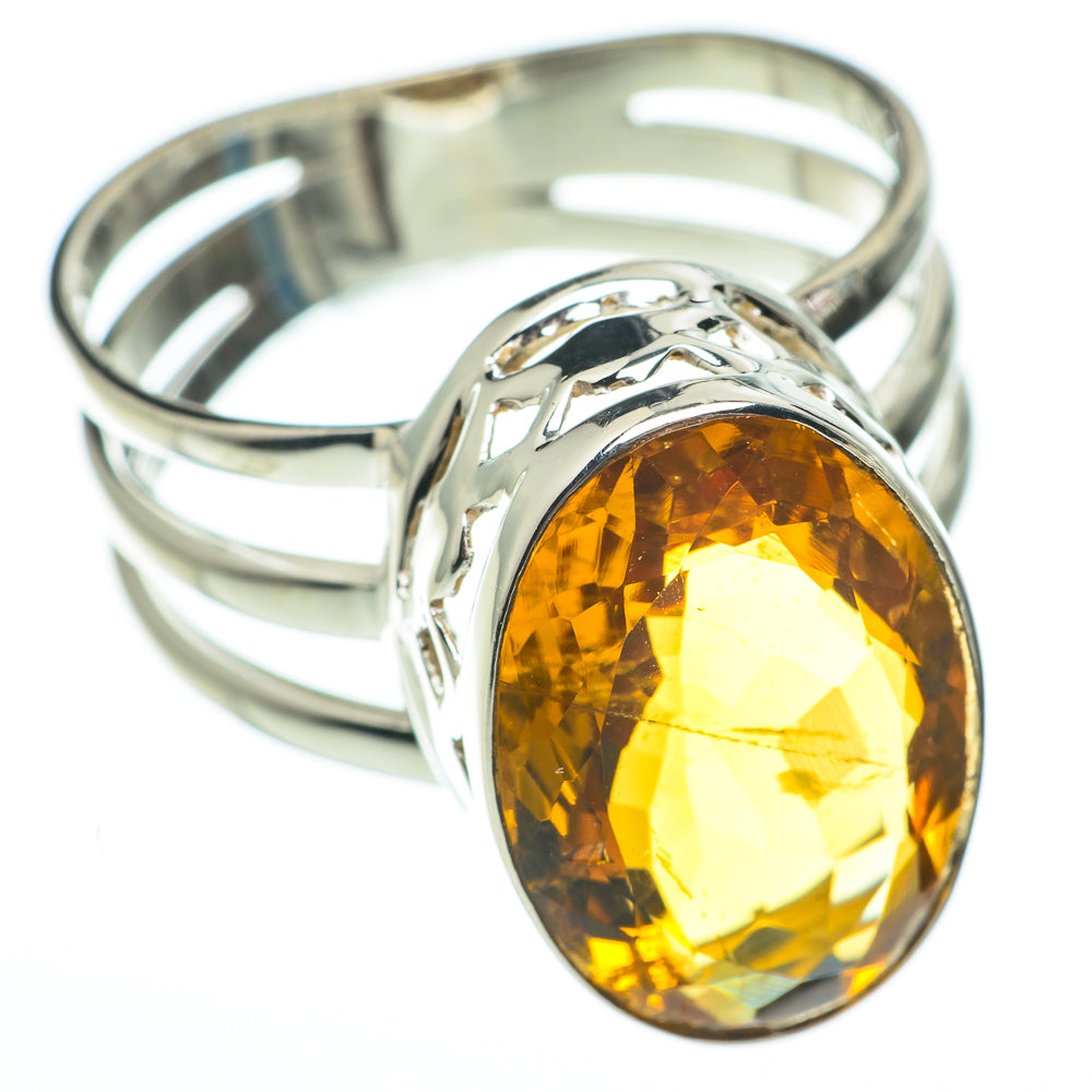 Citrine Rings handcrafted by Anasilvercos - RING60368