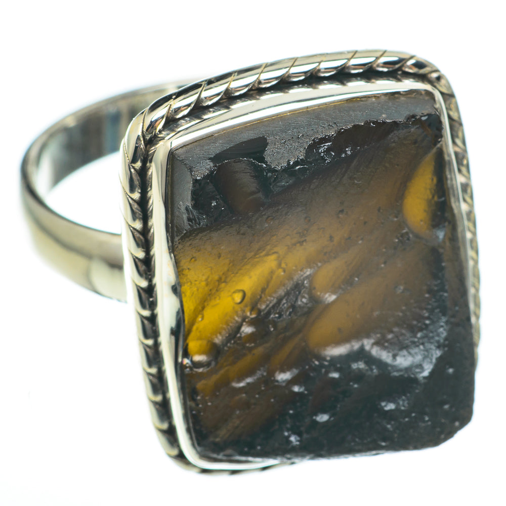 Tektite Rings handcrafted by Anasilvercos - RING60377