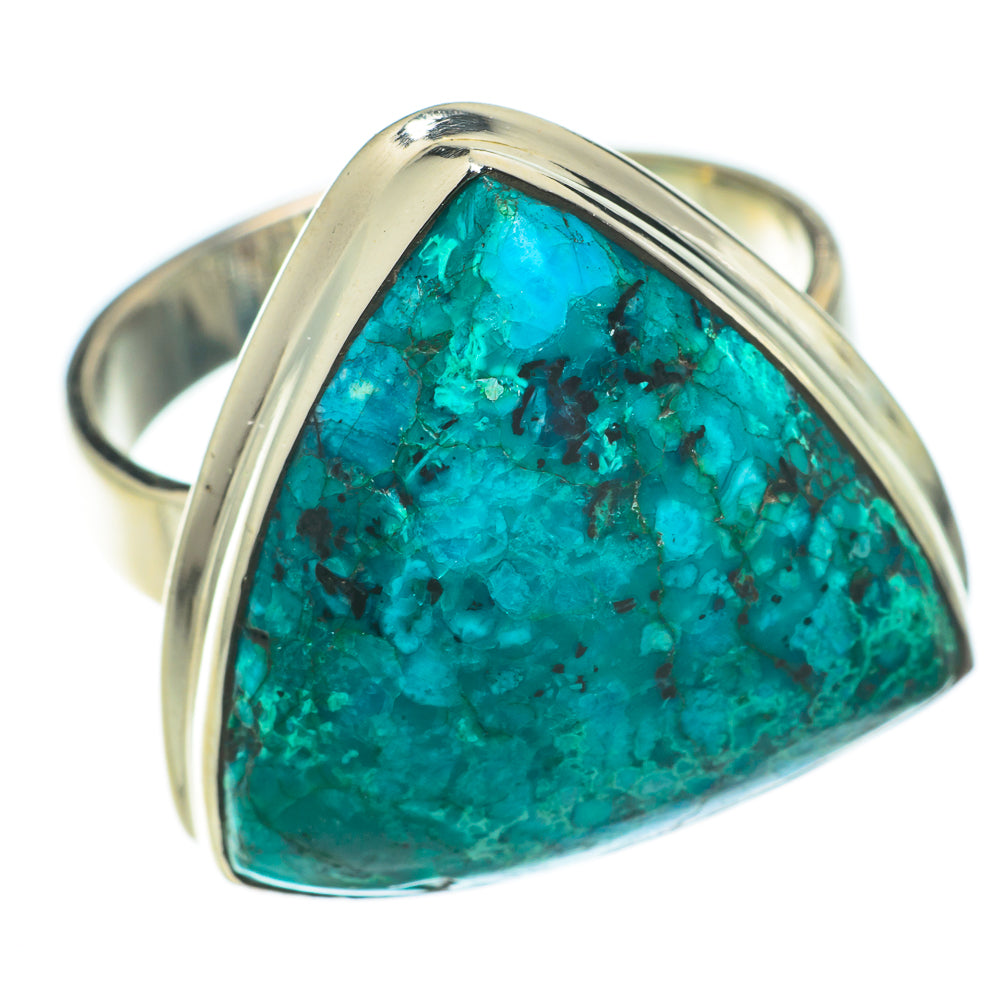 Chrysocolla Rings handcrafted by Anasilvercos - RING60387