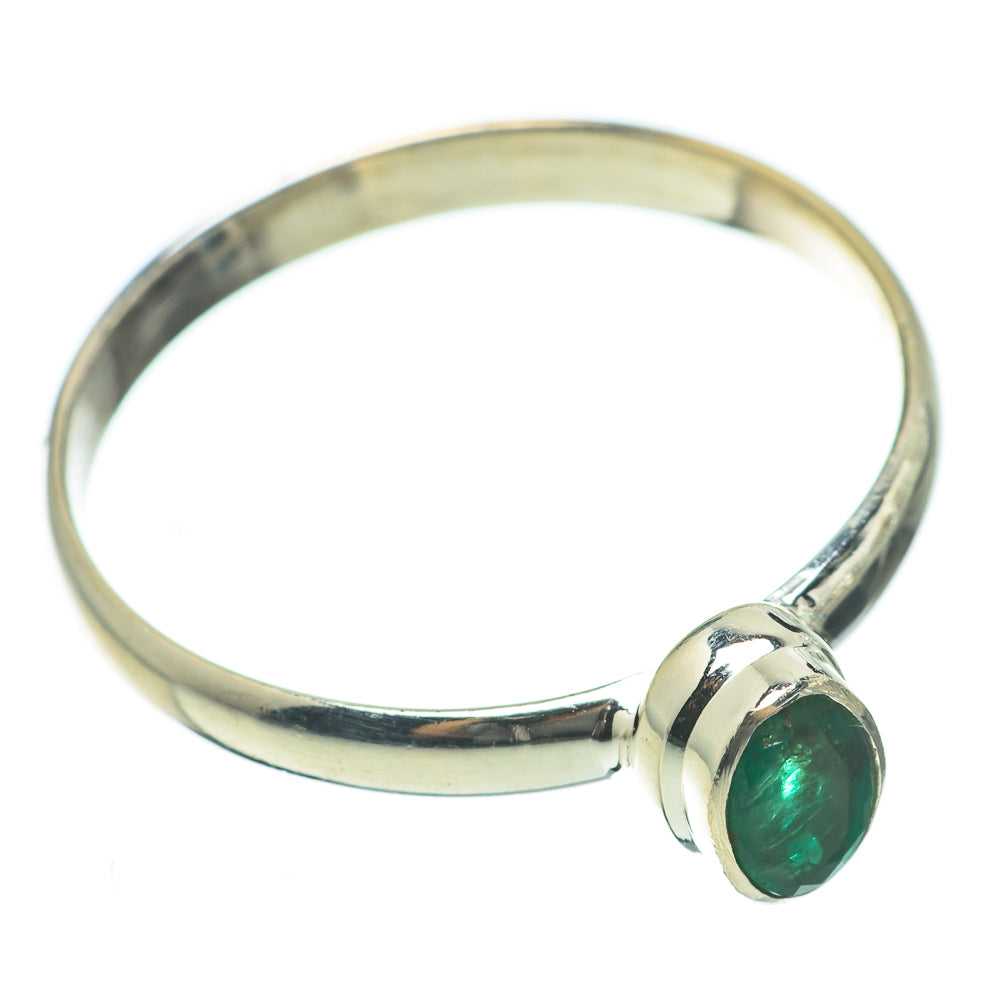 Zambian Emerald Rings handcrafted by Anasilvercos - RING60393