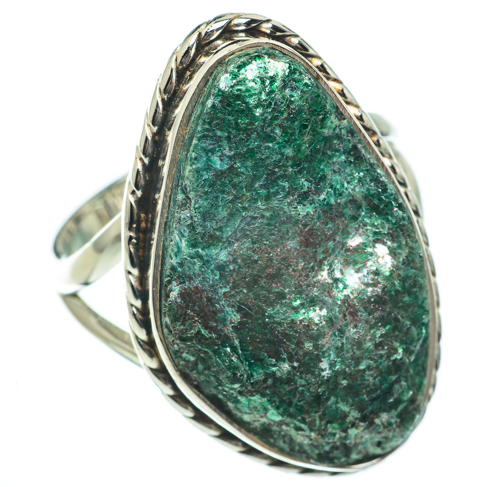 Green Fuchsite Rings handcrafted by Anasilvercos - RING60394