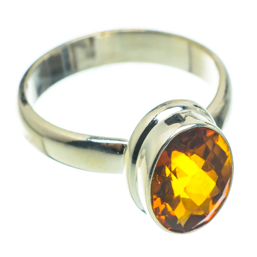 Citrine Rings handcrafted by Anasilvercos - RING60397