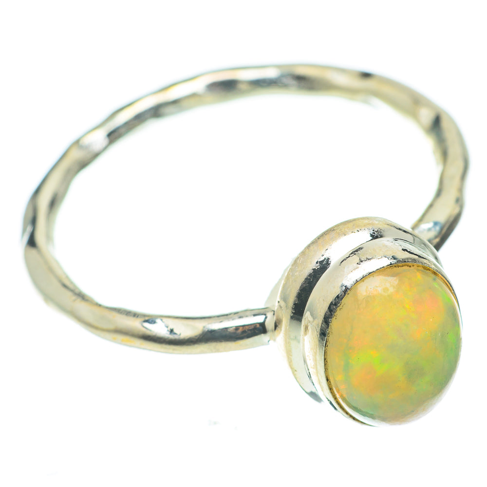 Ethiopian Opal Rings handcrafted by Anasilvercos - RING60413