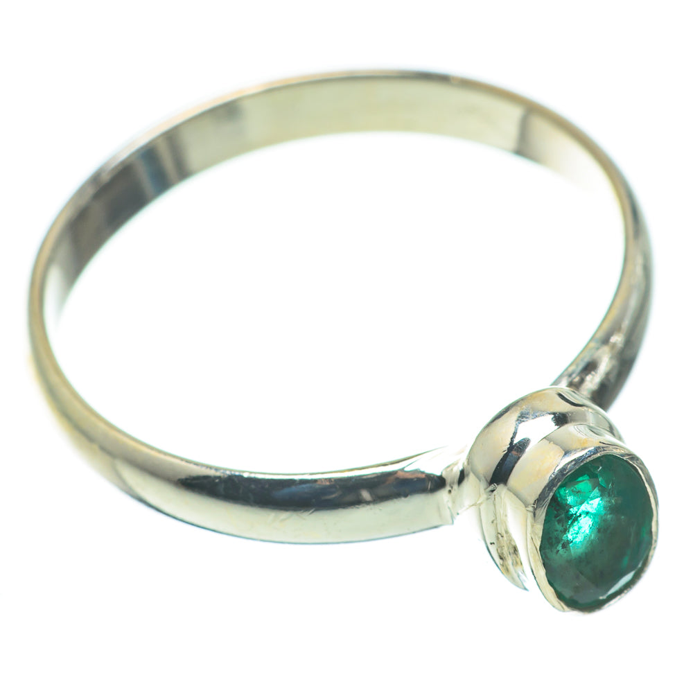 Zambian Emerald Rings handcrafted by Anasilvercos - RING60421