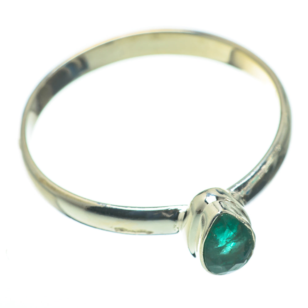 Zambian Emerald Rings handcrafted by Anasilvercos - RING60424