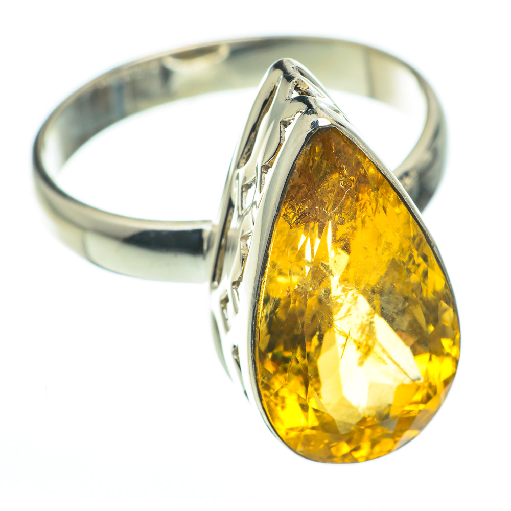 Citrine Rings handcrafted by Anasilvercos - RING60428