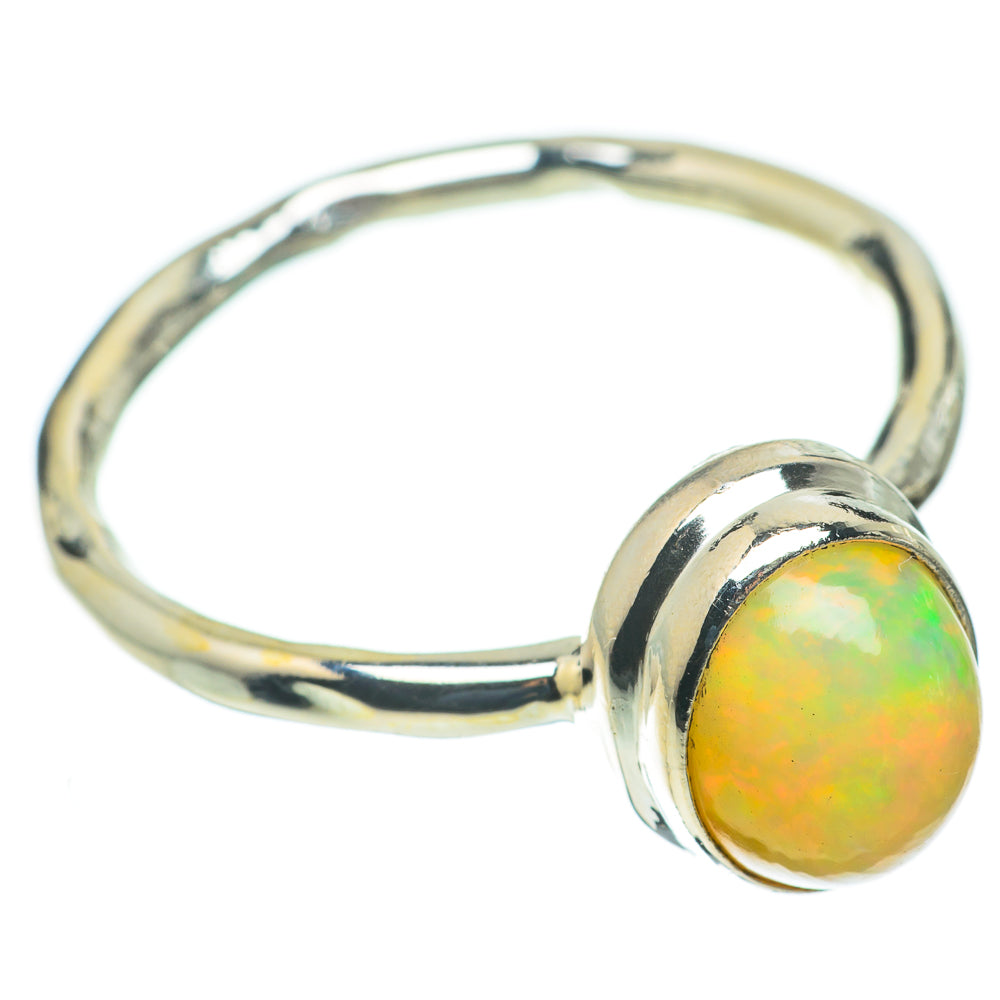 Ethiopian Opal Rings handcrafted by Anasilvercos - RING60441