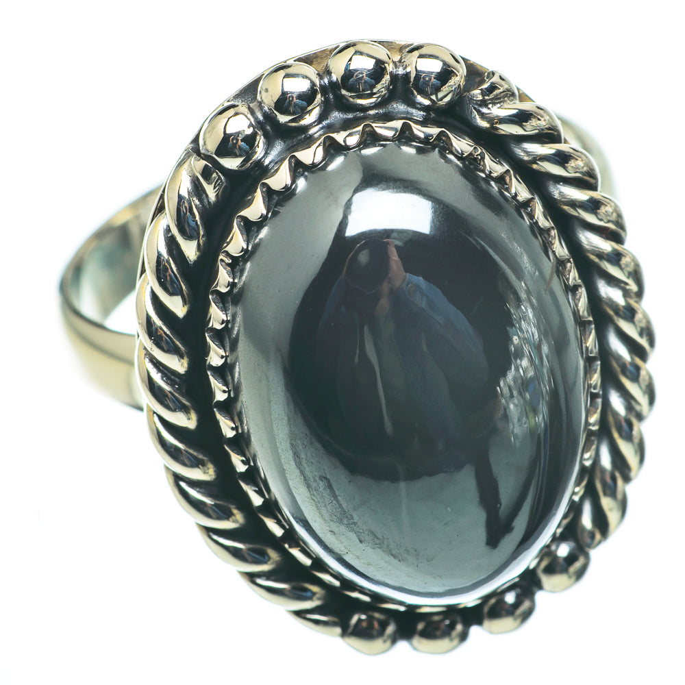 Hematite Rings handcrafted by Anasilvercos - RING60443