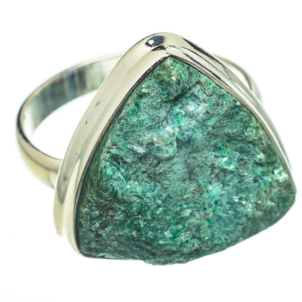 Green Fuchsite Rings handcrafted by Anasilvercos - RING60450