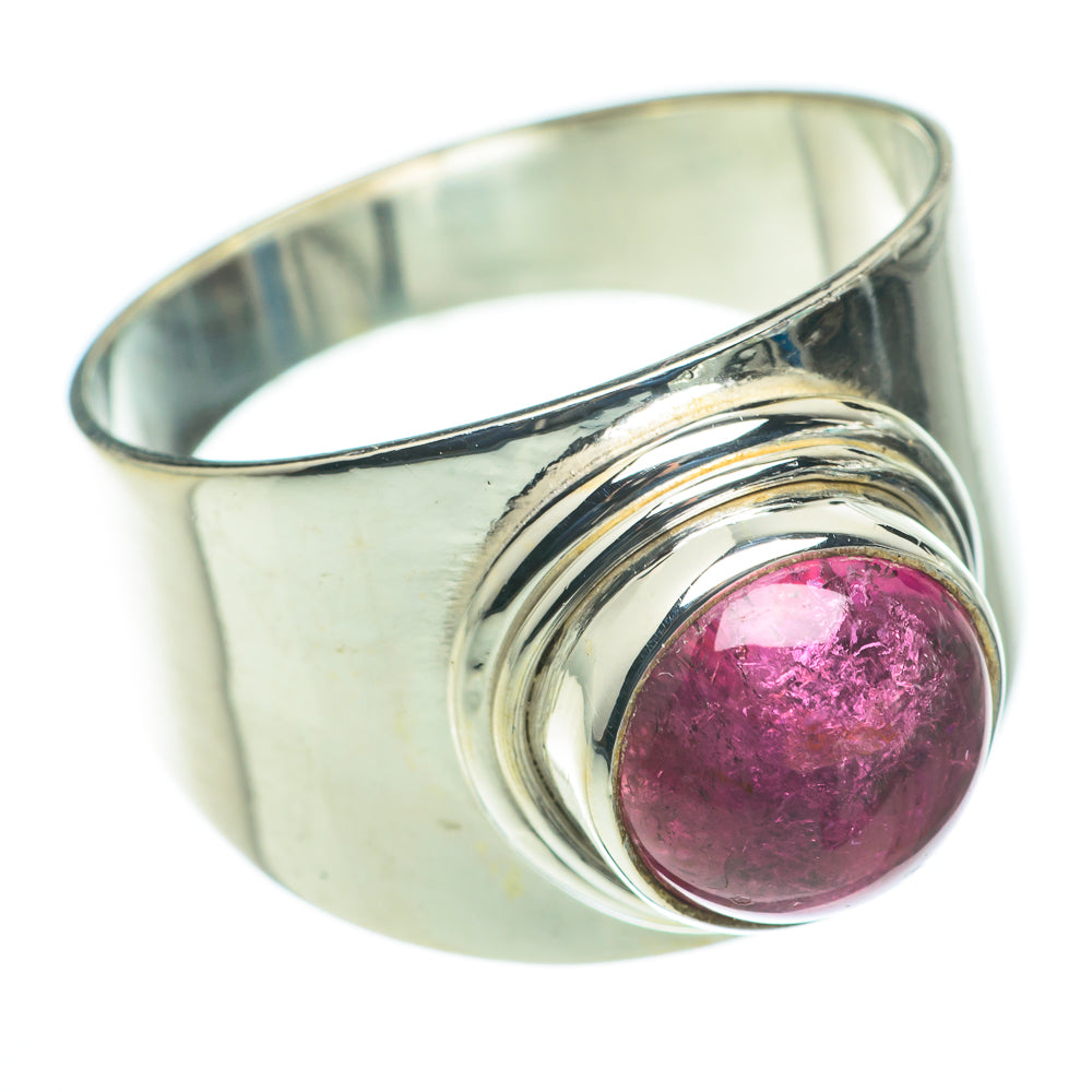 Pink Tourmaline Rings handcrafted by Anasilvercos - RING60456