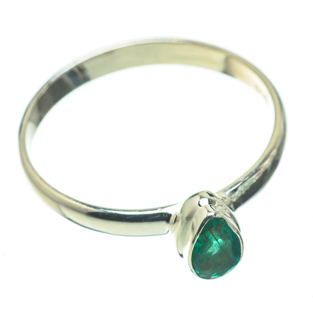 Zambian Emerald Rings handcrafted by Anasilvercos - RING60477