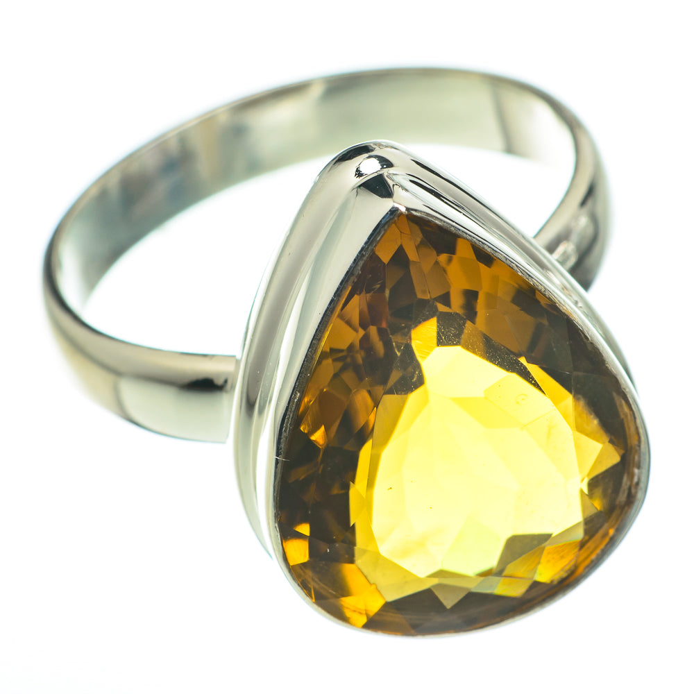 Citrine Rings handcrafted by Anasilvercos - RING60479