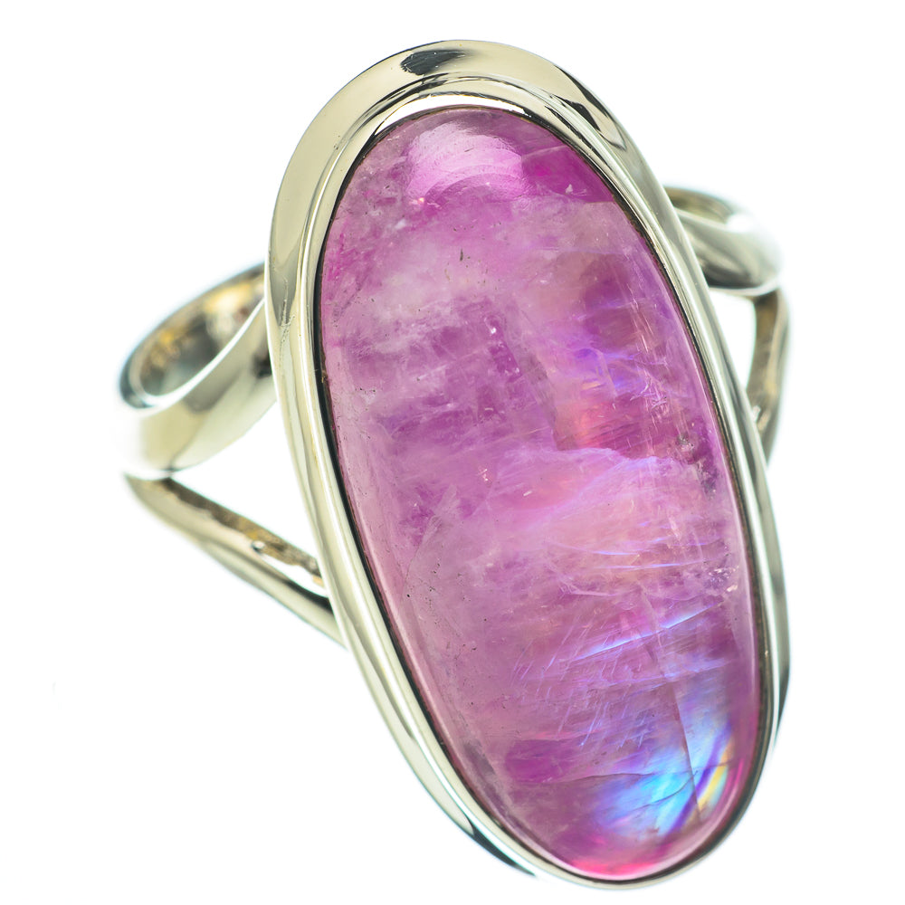Pink Moonstone Rings handcrafted by Anasilvercos - RING60481