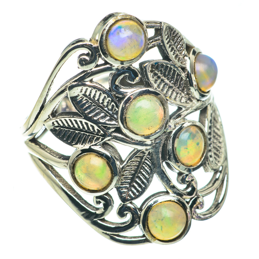 Ethiopian Opal Rings handcrafted by Anasilvercos - RING60492