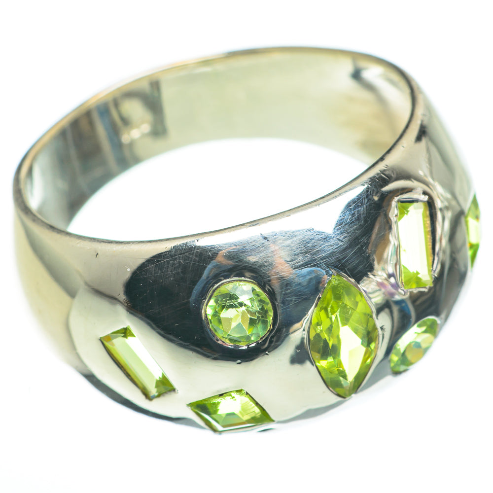 Peridot Rings handcrafted by Anasilvercos - RING60501