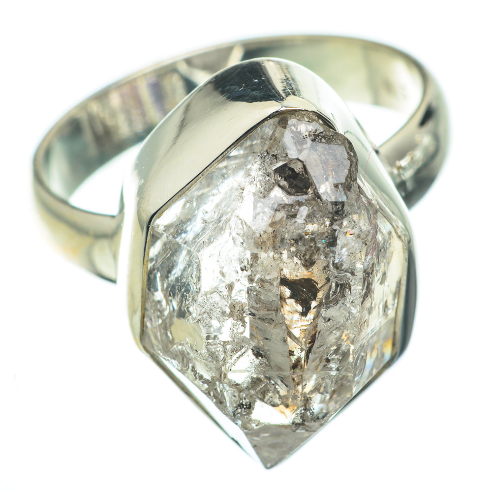 Herkimer Diamond Rings handcrafted by Anasilvercos - RING60512
