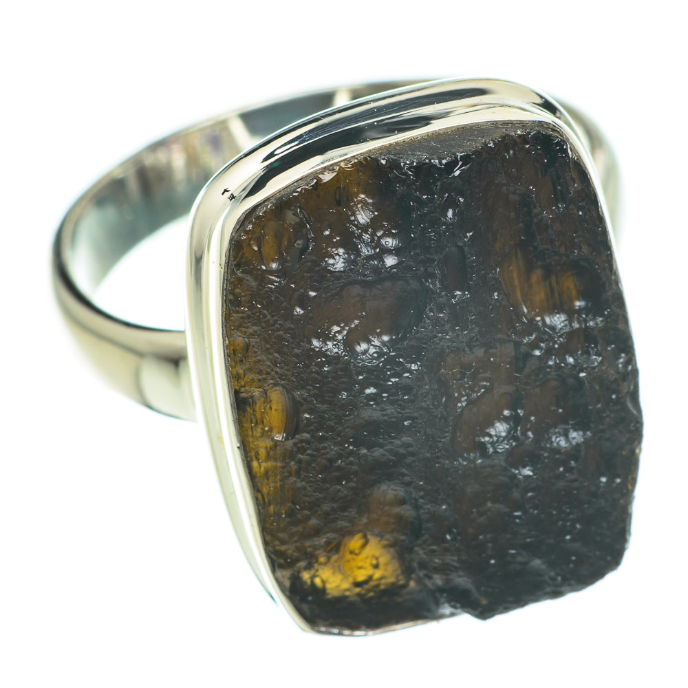 Tektite Rings handcrafted by Anasilvercos - RING60532