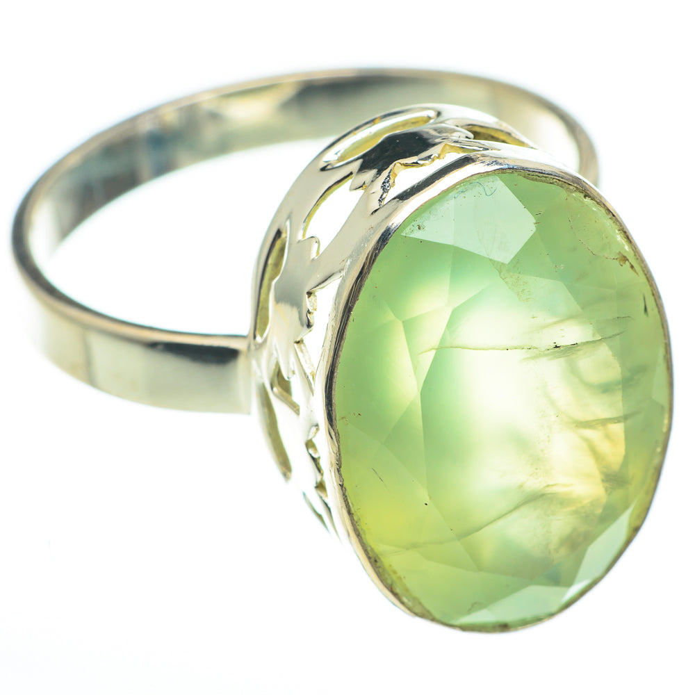 Prehnite Rings handcrafted by Anasilvercos - RING60545