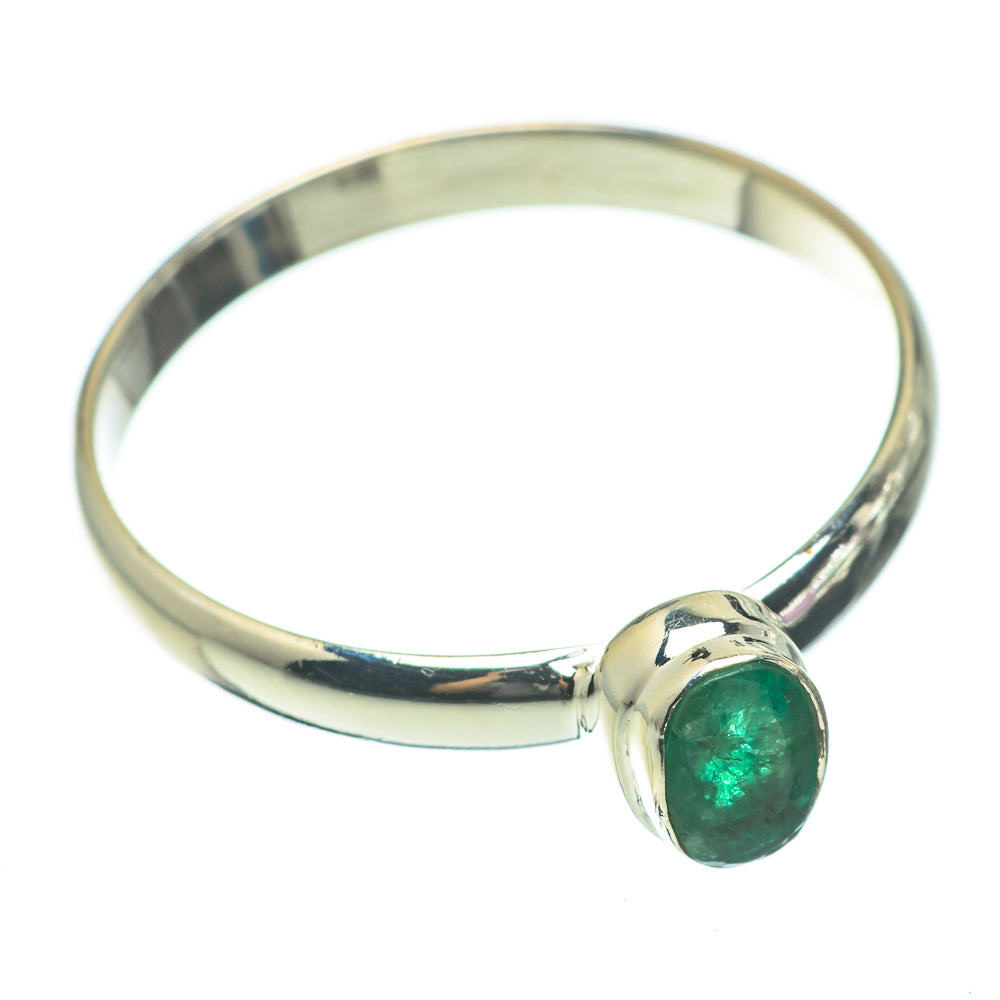 Zambian Emerald Rings handcrafted by Anasilvercos - RING60548