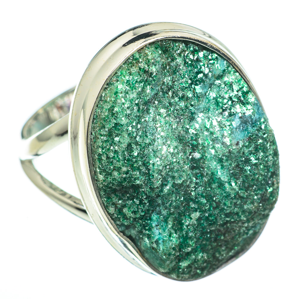 Green Fuchsite Rings handcrafted by Anasilvercos - RING60589