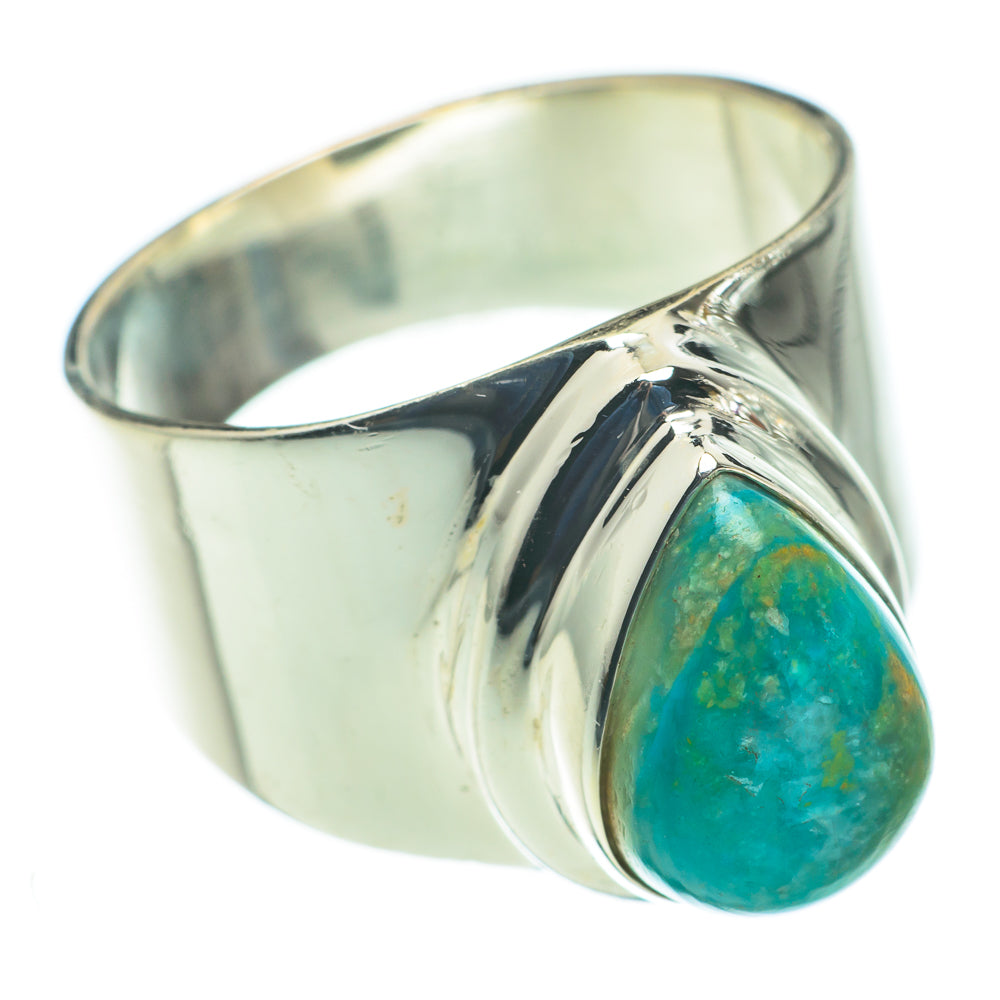 Chrysocolla Rings handcrafted by Anasilvercos - RING60600