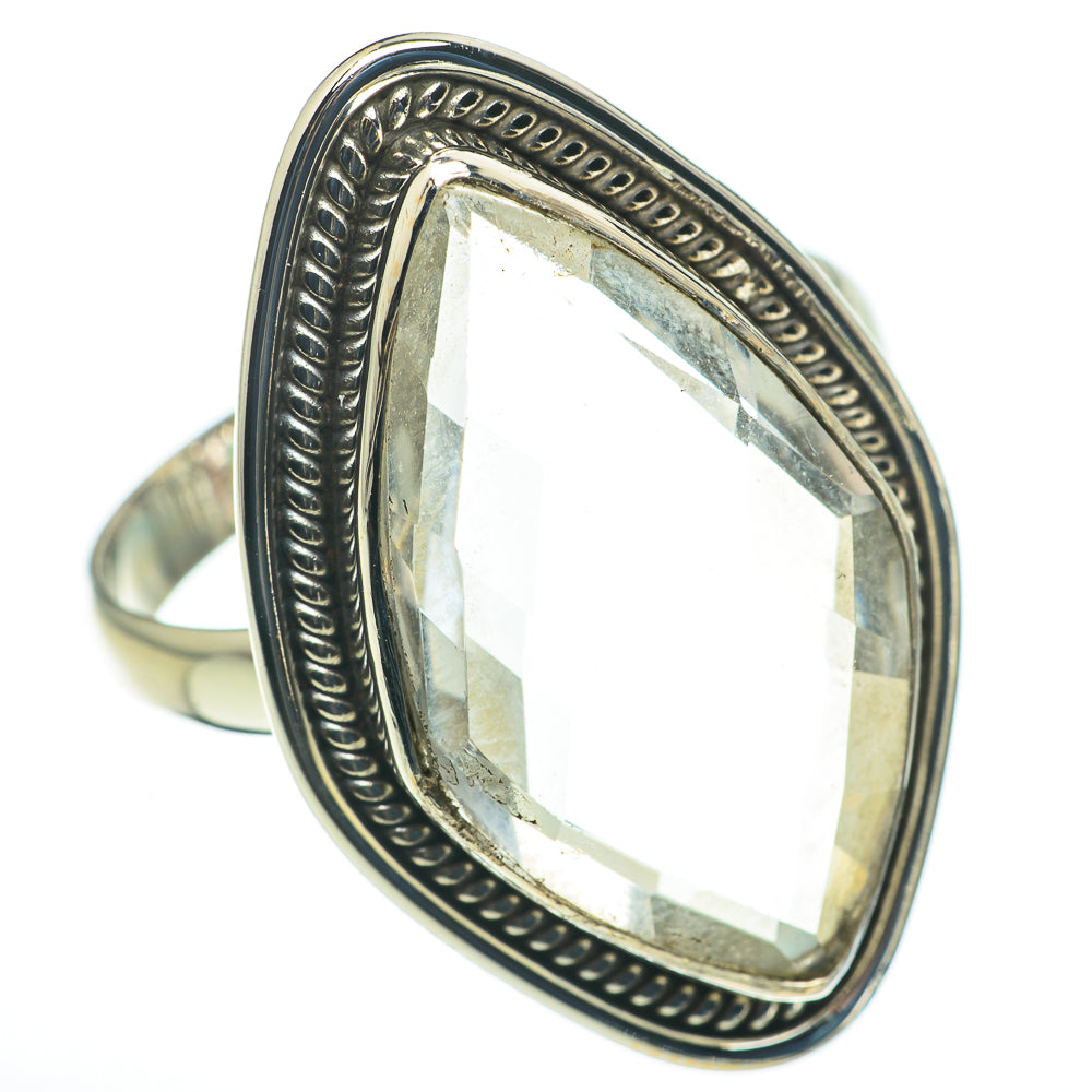 White Quartz Rings handcrafted by Anasilvercos - RING60619