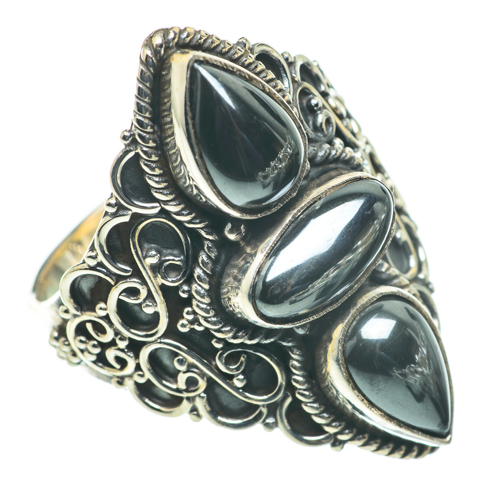 Hematite Rings handcrafted by Anasilvercos - RING60627