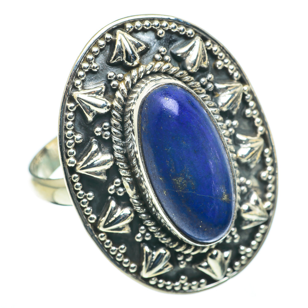 Lapis Lazuli Rings handcrafted by Anasilvercos - RING60629