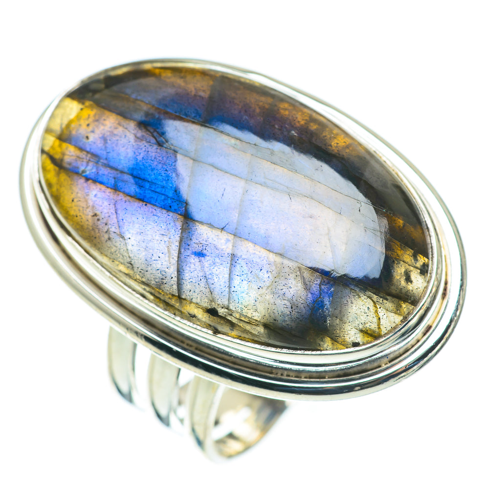 Labradorite Rings handcrafted by Anasilvercos - RING60633