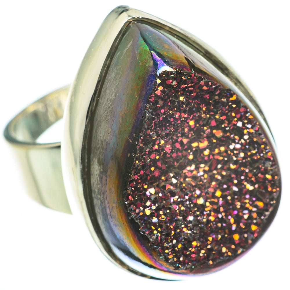 Titanium Druzy Rings handcrafted by Anasilvercos - RING60643