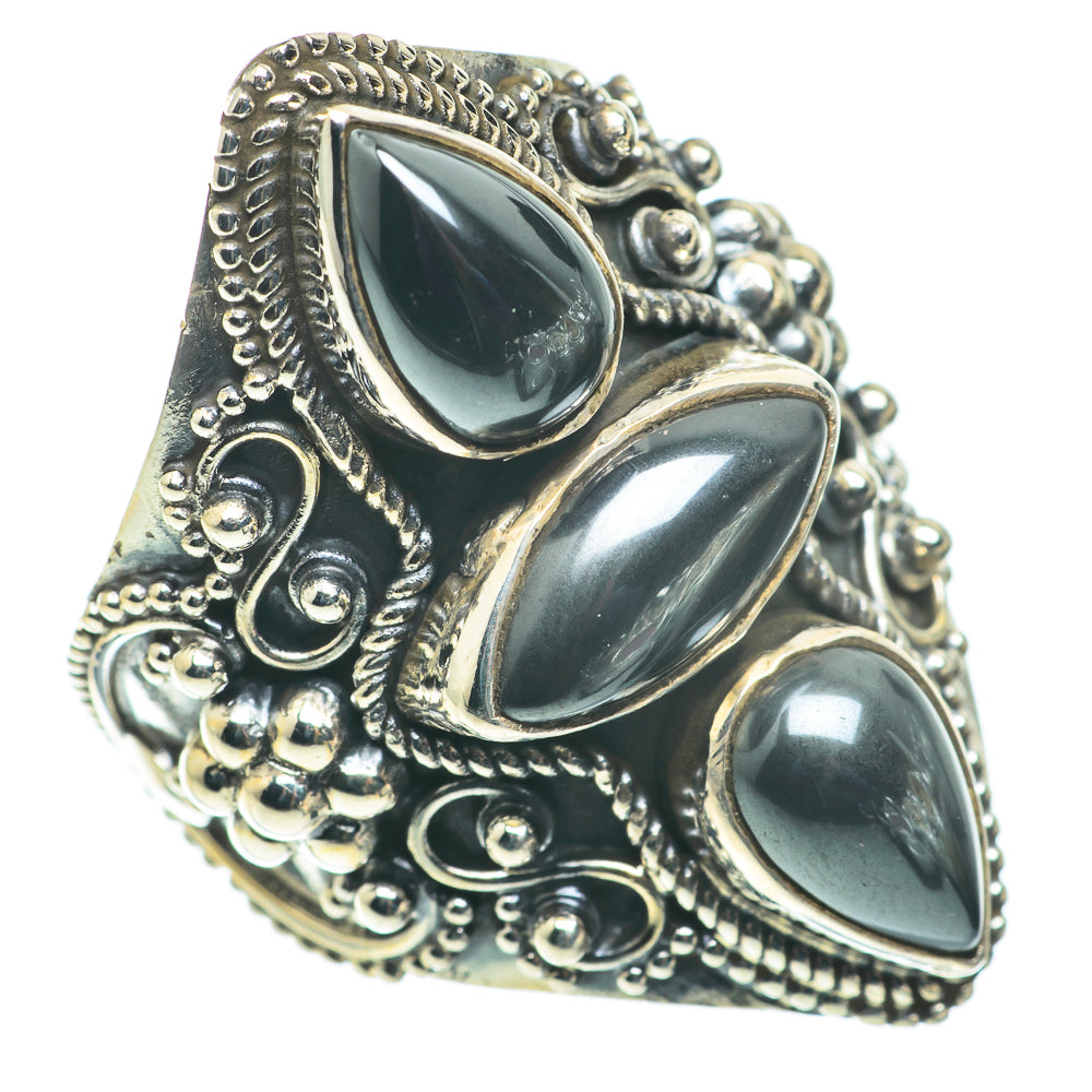 Hematite Rings handcrafted by Anasilvercos - RING60654