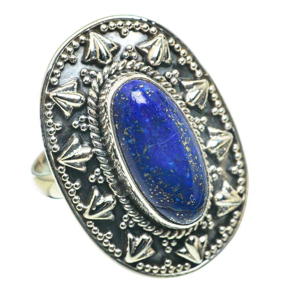 Lapis Lazuli Rings handcrafted by Anasilvercos - RING60656
