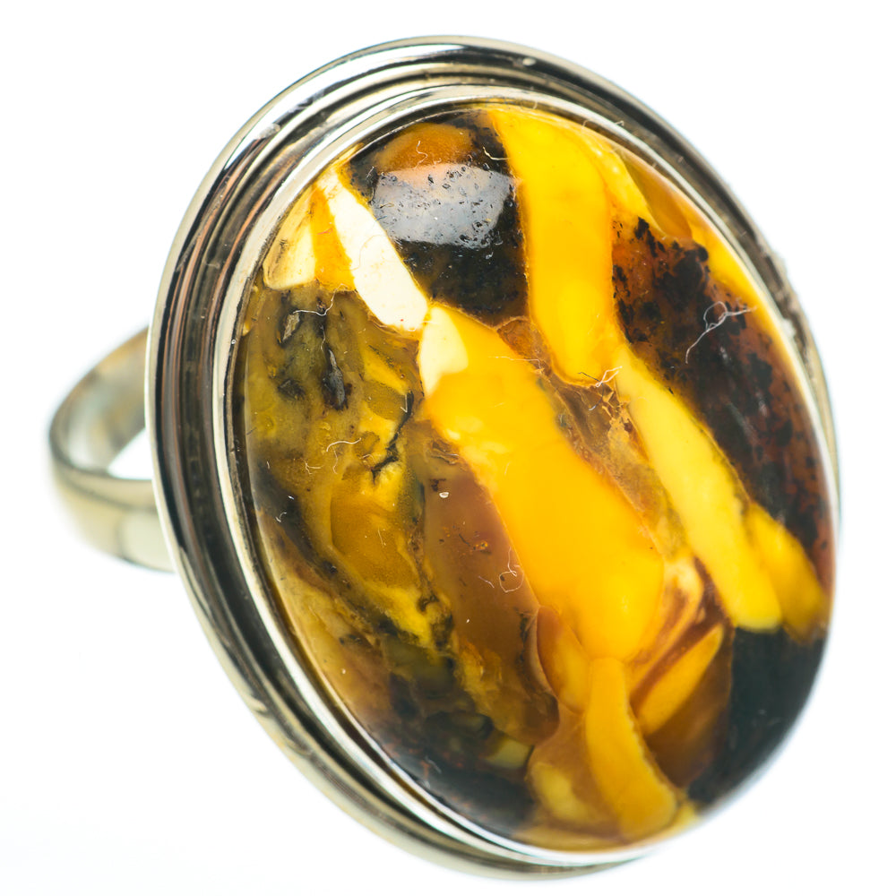 Peanut Wood Jasper Rings handcrafted by Anasilvercos - RING60666