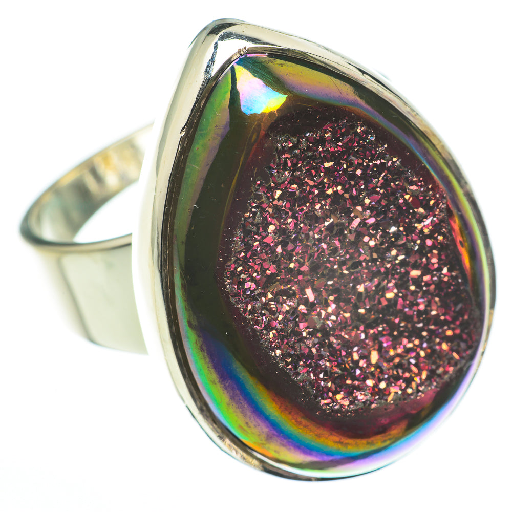 Titanium Druzy Rings handcrafted by Anasilvercos - RING60671