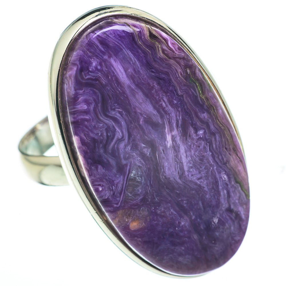 Charoite Rings handcrafted by Anasilvercos - RING60674