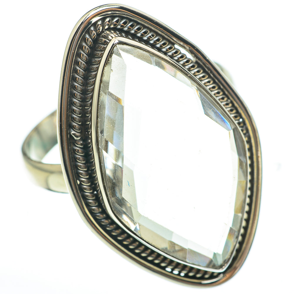 White Quartz Rings handcrafted by Anasilvercos - RING60677