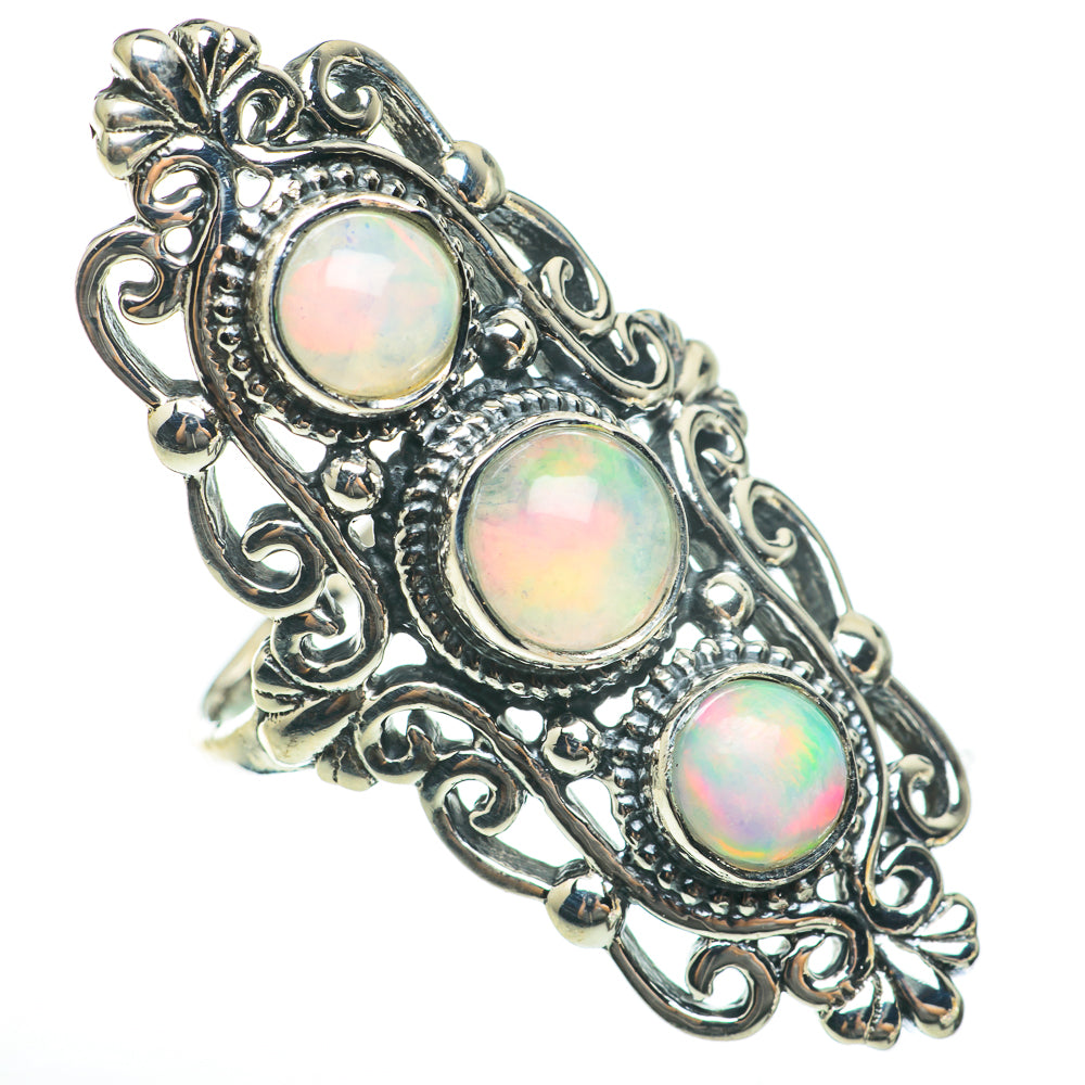 Ethiopian Opal Rings handcrafted by Anasilvercos - RING60680
