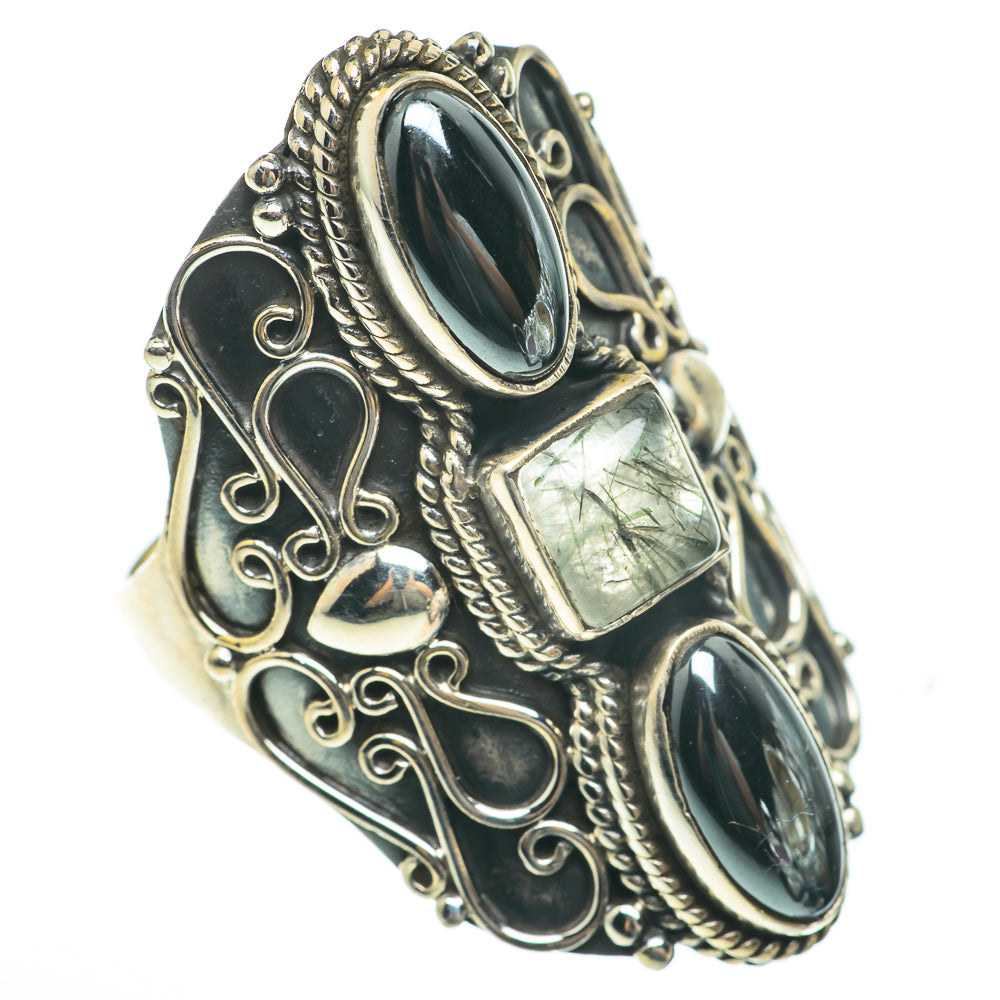 Hematite Rings handcrafted by Anasilvercos - RING60683