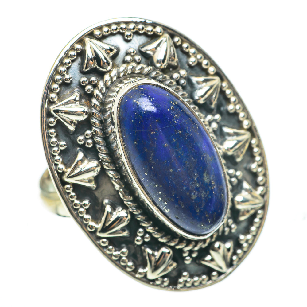 Lapis Lazuli Rings handcrafted by Anasilvercos - RING60685