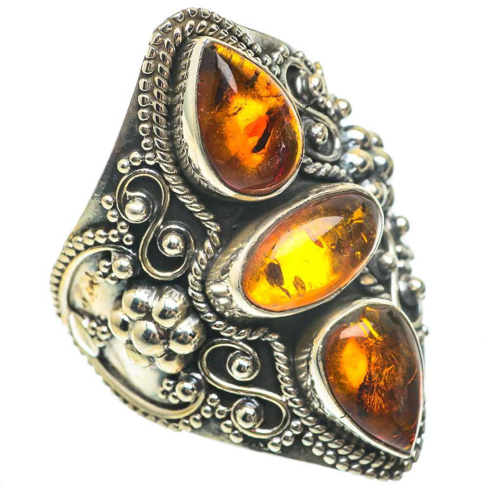 Baltic Amber Rings handcrafted by Anasilvercos - RING60697