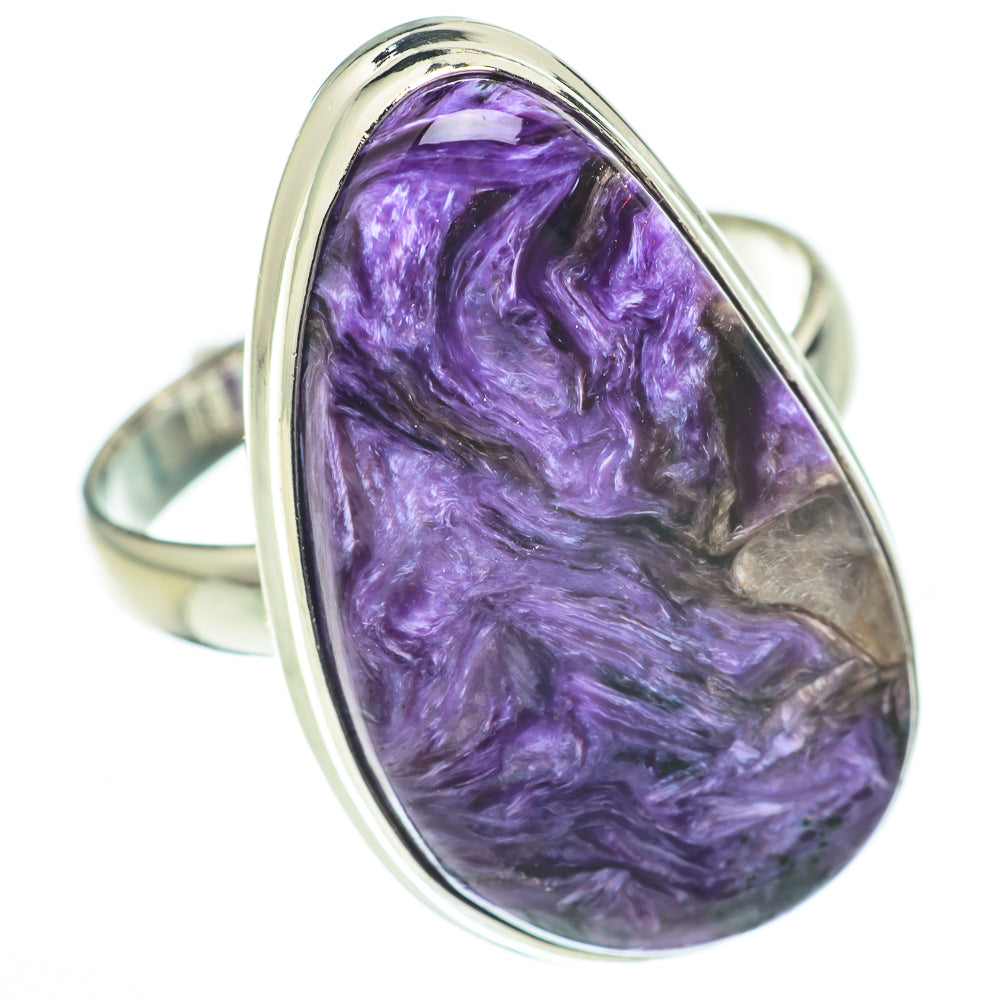 Charoite Rings handcrafted by Anasilvercos - RING60701