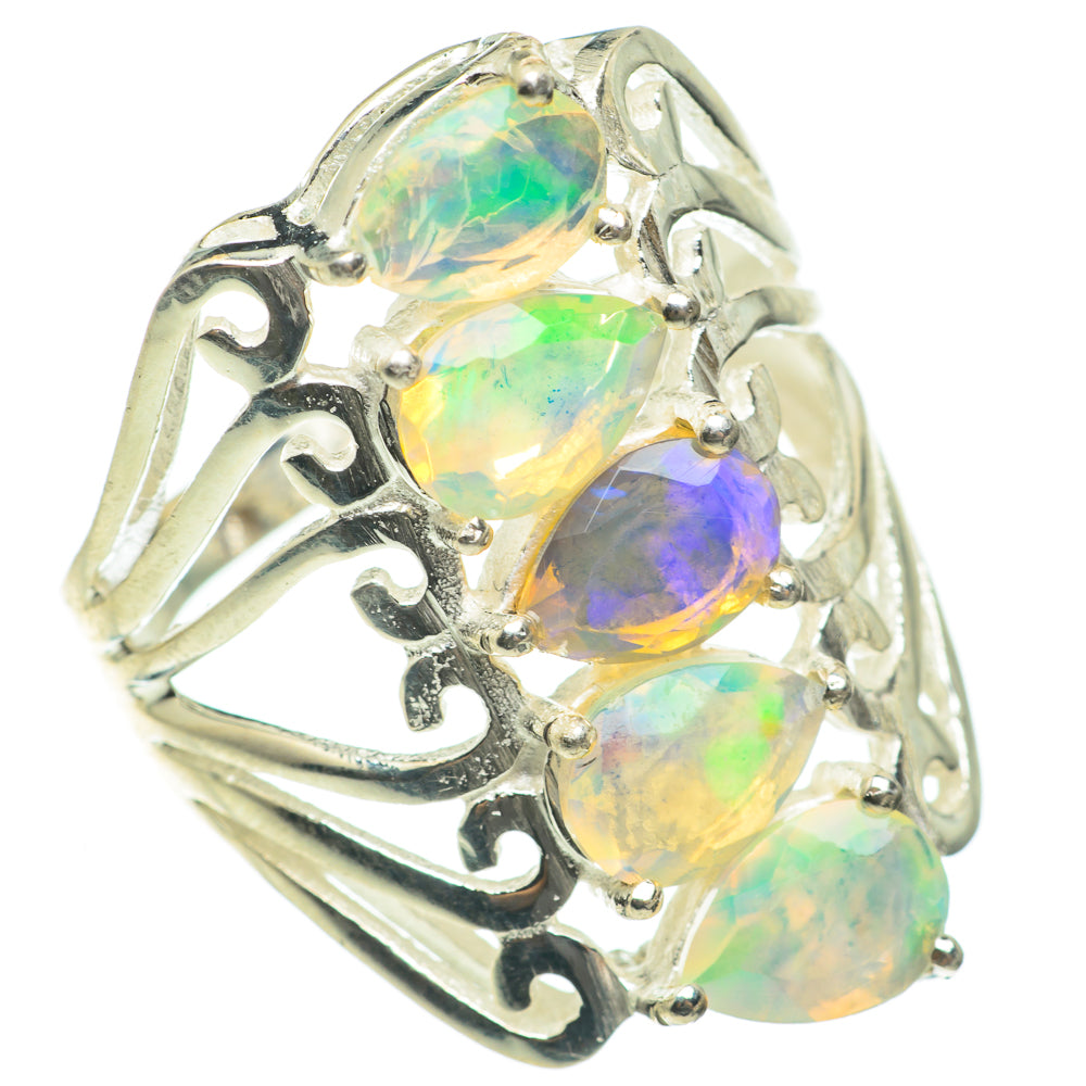 Ethiopian Opal Rings handcrafted by Anasilvercos - RING60706