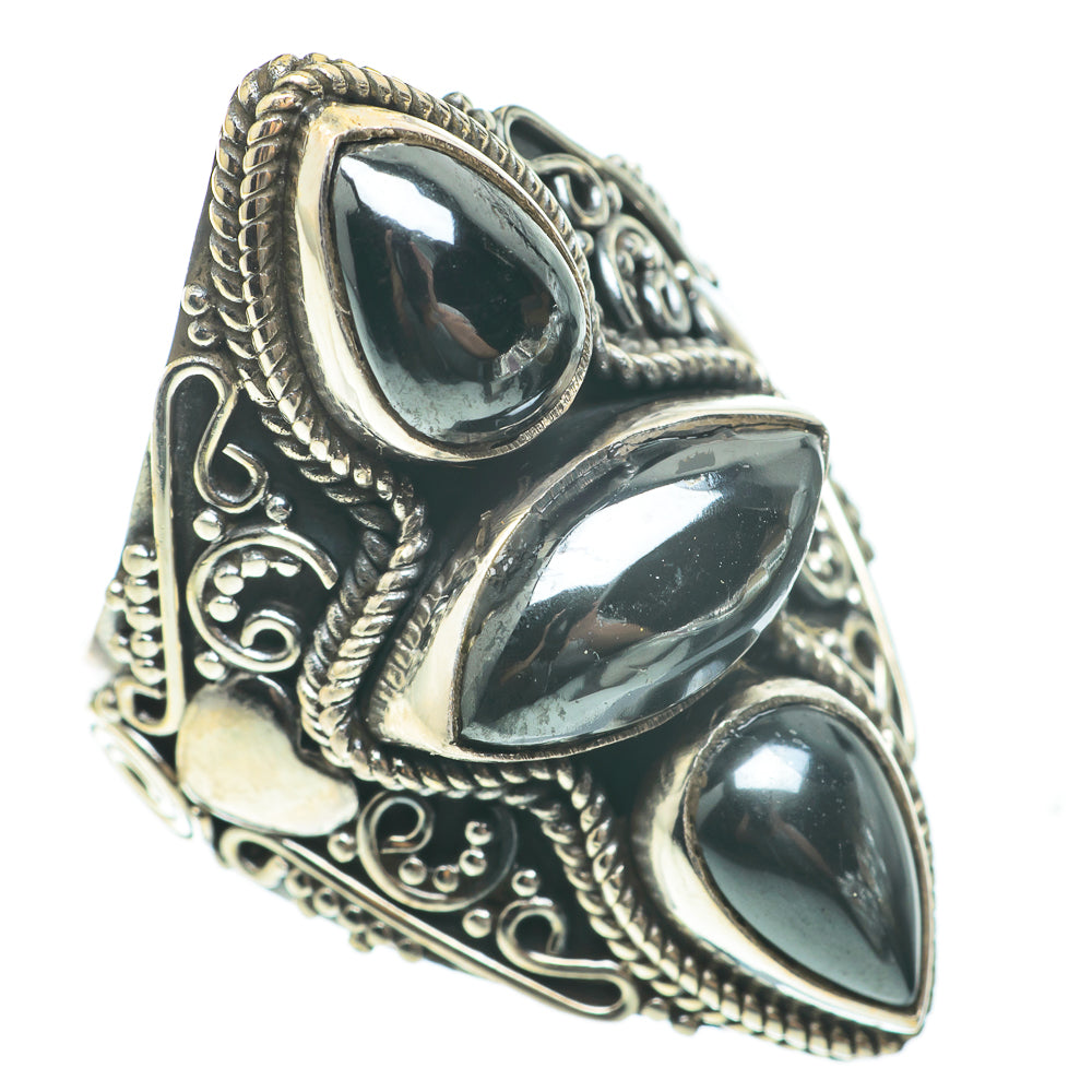 Hematite Rings handcrafted by Anasilvercos - RING60708