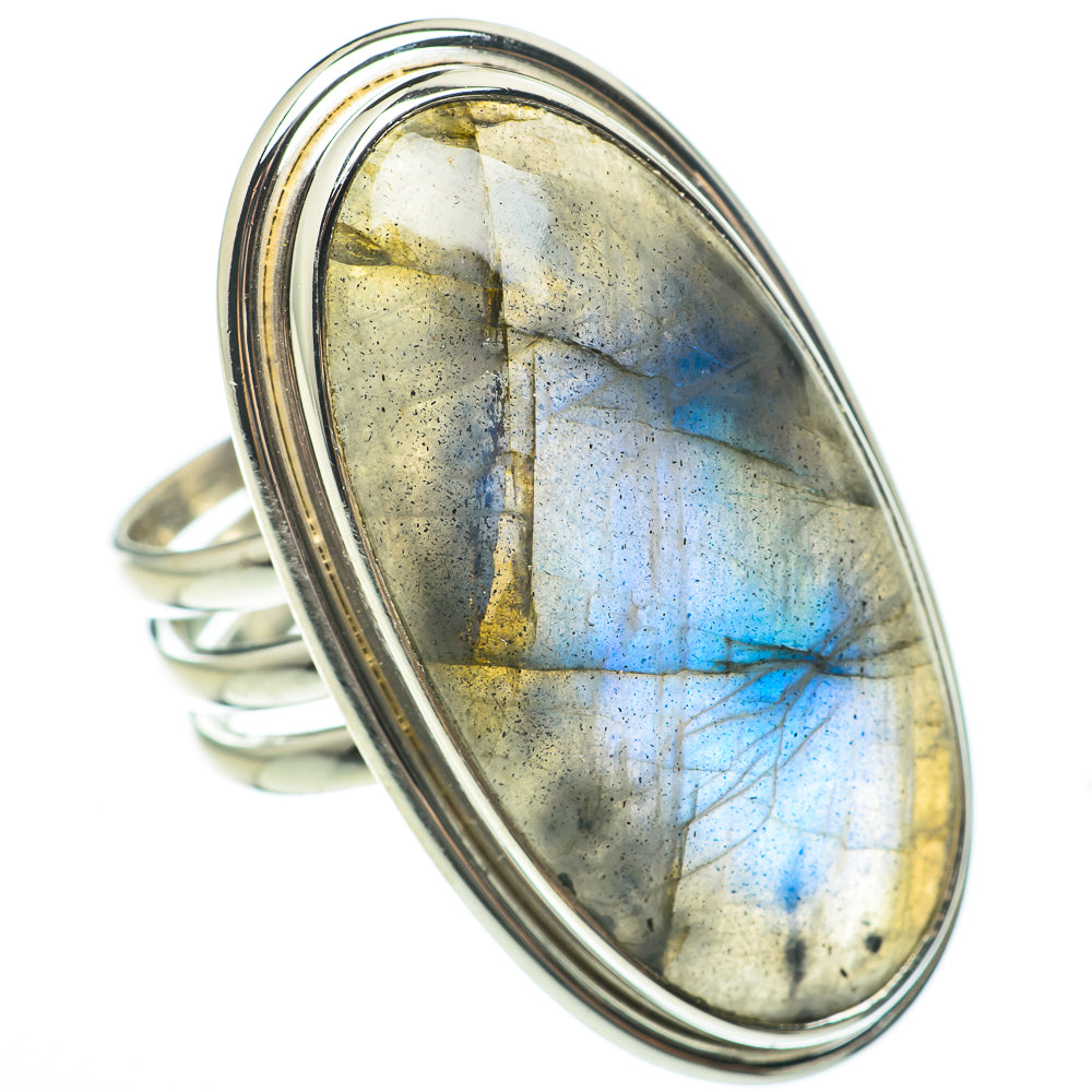 Labradorite Rings handcrafted by Anasilvercos - RING60713