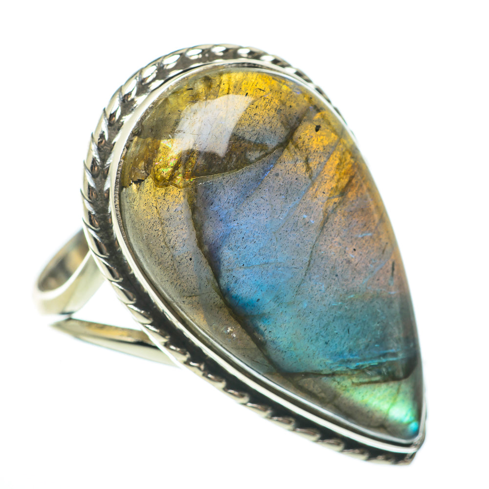 Labradorite Rings handcrafted by Anasilvercos - RING60717